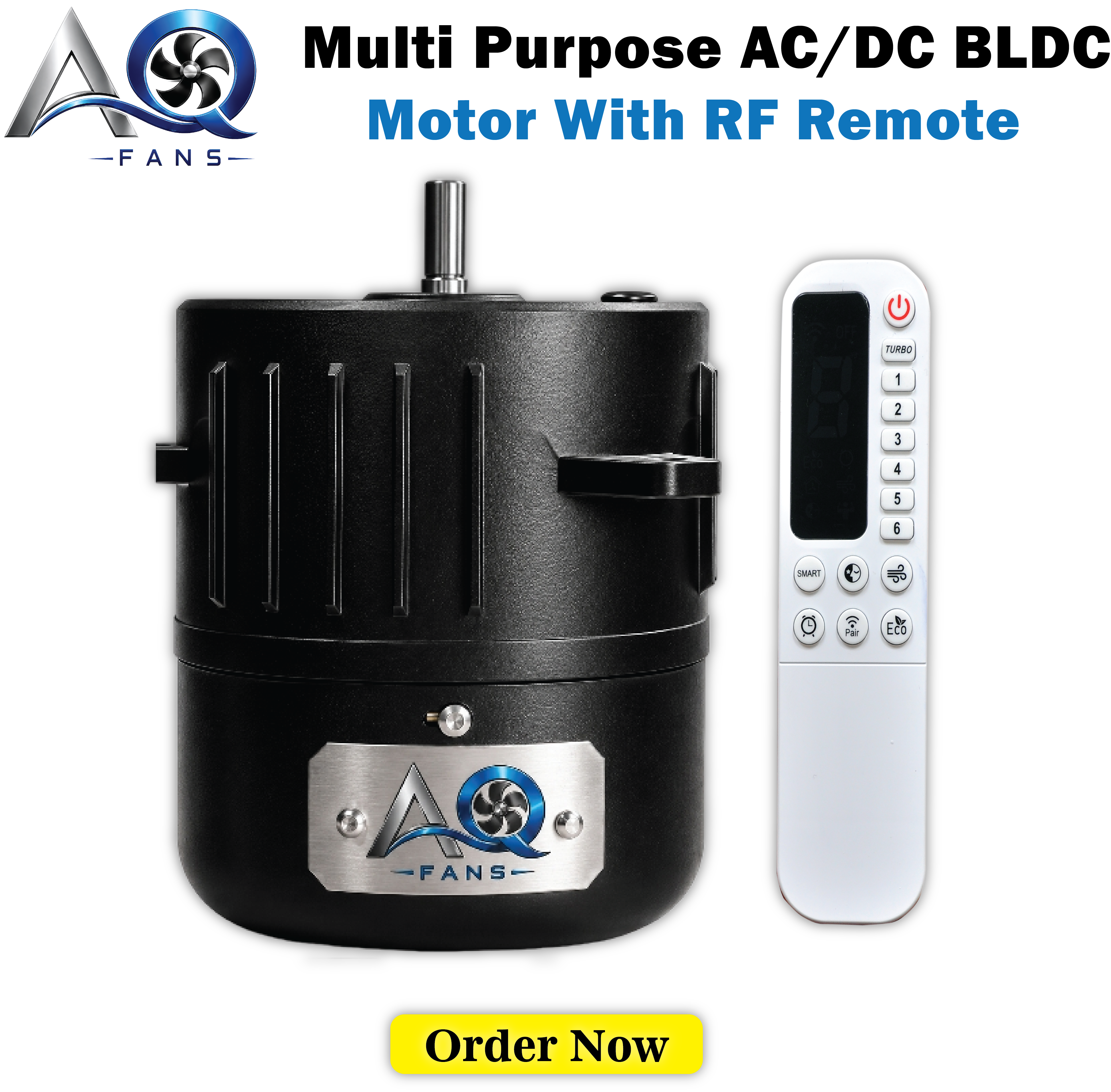 Multi-Purpose AC DC Cooler Motor 12V DC/220V AC Best for Lahori Cooler, Fancy Cooler, Pedestal & Exhaust Fan - Detail 1
