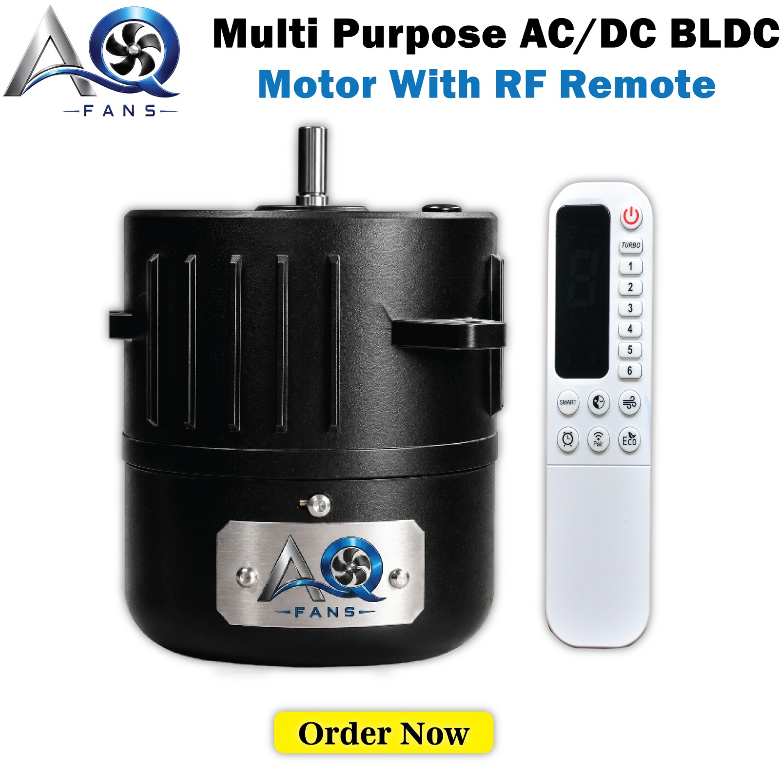 Multi-Purpose AC DC Cooler Motor 12V DC/220V AC Best for Lahori Cooler, Fancy Cooler, Pedestal & Exhaust Fan