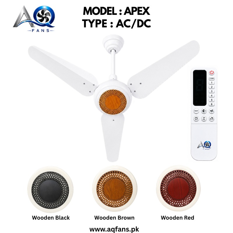 AQ AC DC Ceiling Fan 56 Inch with RF Remote Control Energy Saving Fans - Detail 1